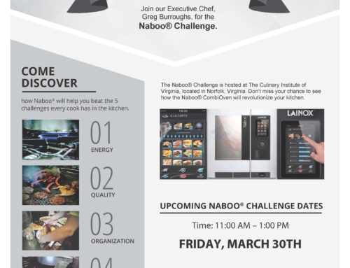 Culinary Institute of Virginia Naboo Challenge March 30th
