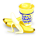 Flavorburst shake slush Banana Twist