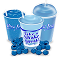 Flavorburst slush shake blue raspberry