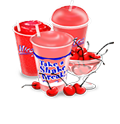 Flavorburst slush shake classic cherry