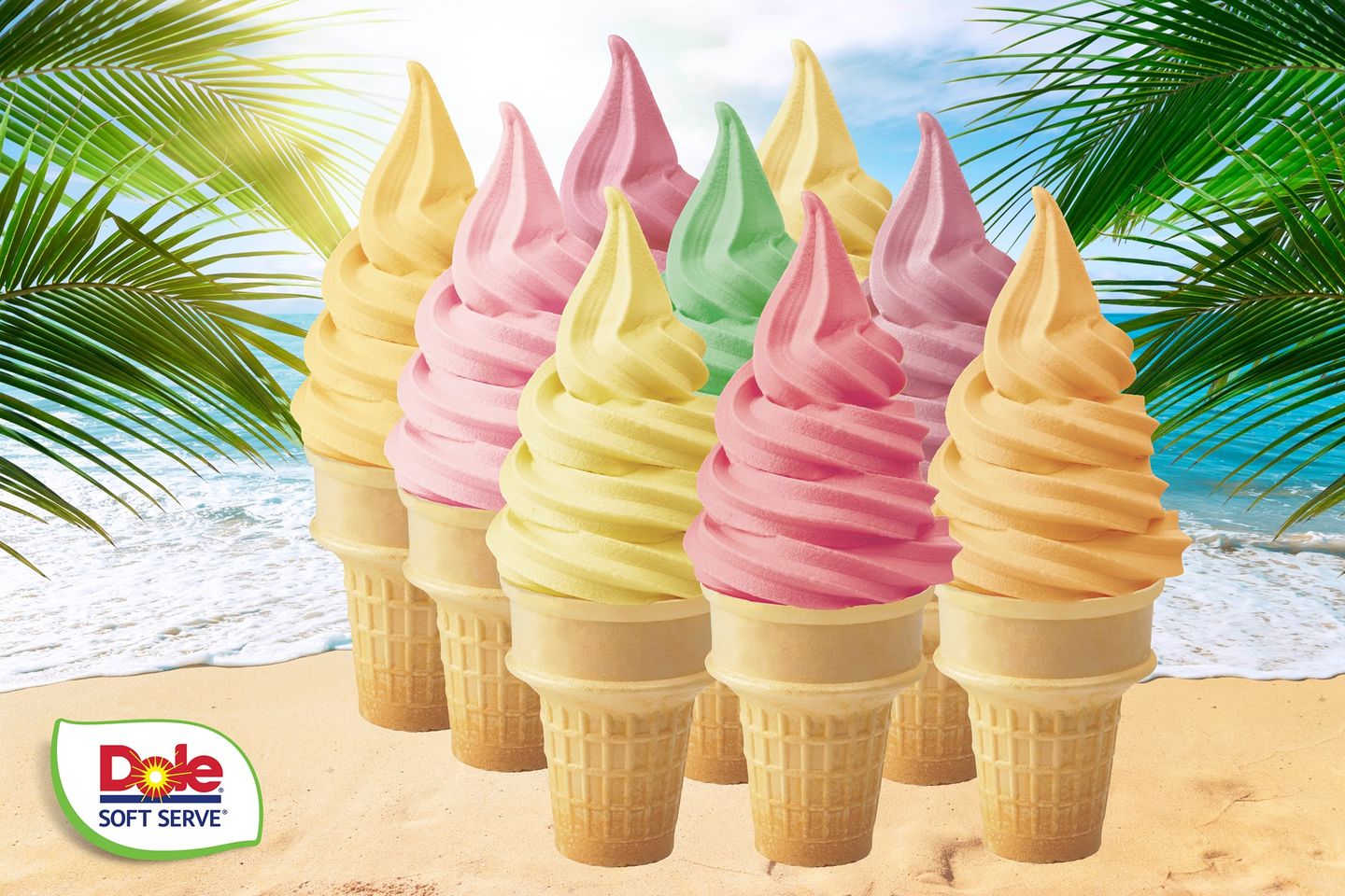 Dole Soft Serve Cones in Multiple Flavors