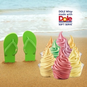 Dole Soft Serve Flip Flops and Flavors