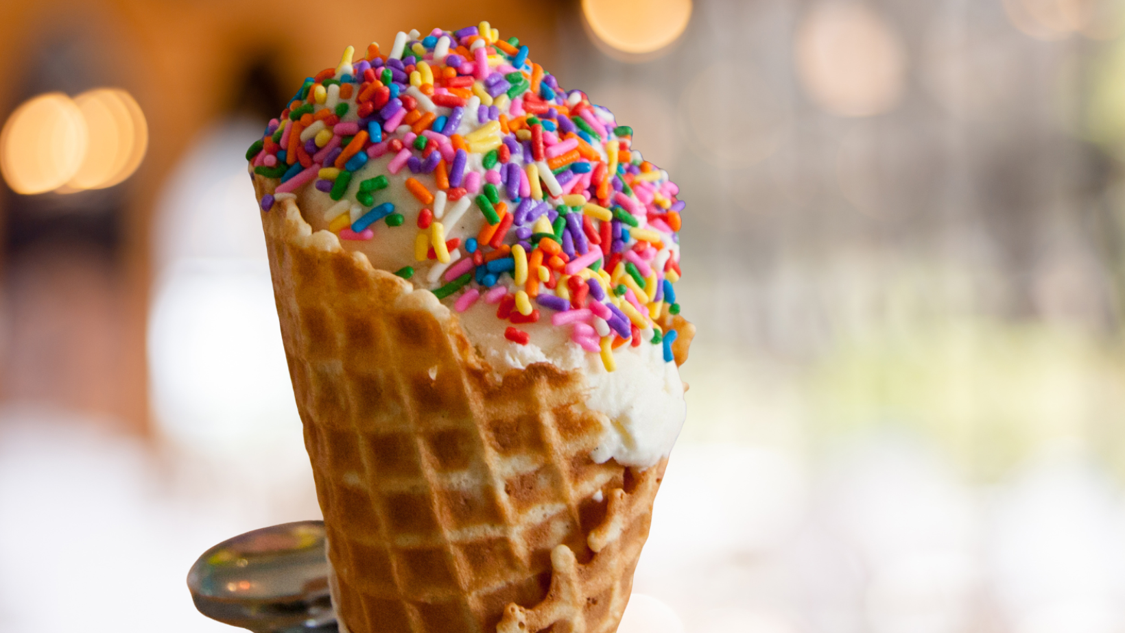 Ice Cream Cone WIth Sprinkles | Taylor Freezer Virginia and North Carolina